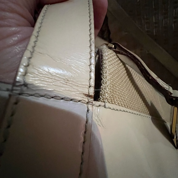 Céline CELINE REHAB Hand Bag Canvas Beige - Picture 6 of 17